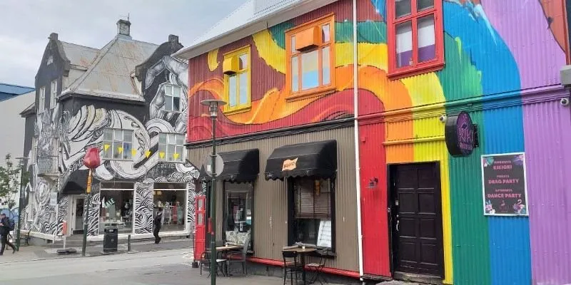 Laugavegur Street in Reykjavik