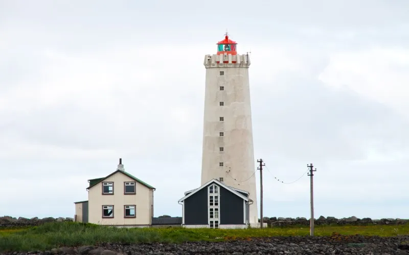 Grótta Lighthouse in Reykjavik
