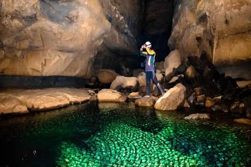 Caving in Meghalaya