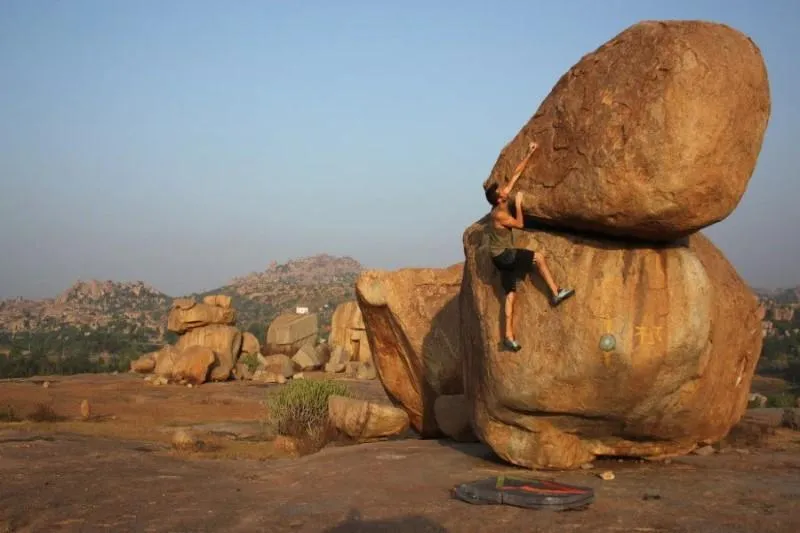 Rock Climbing in Hampi