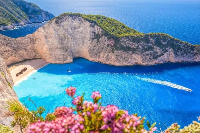 Navagio Beach in Zakynthos