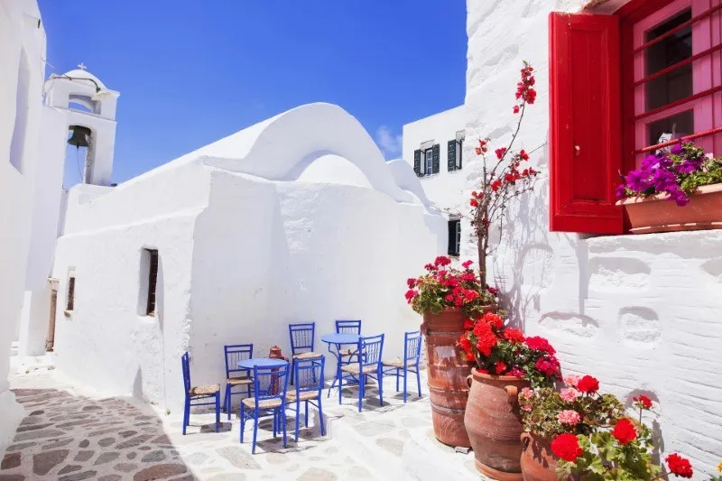 Dramatic cliffs in Amorgos